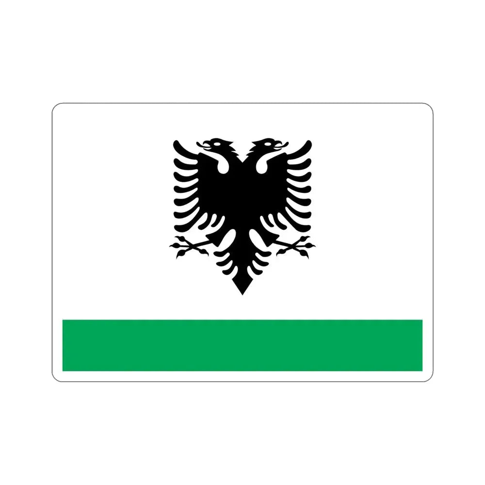 Albanian Coast Guard Ensign STICKER Vinyl Die-Cut Decal 6 Inch - The Sticker Space