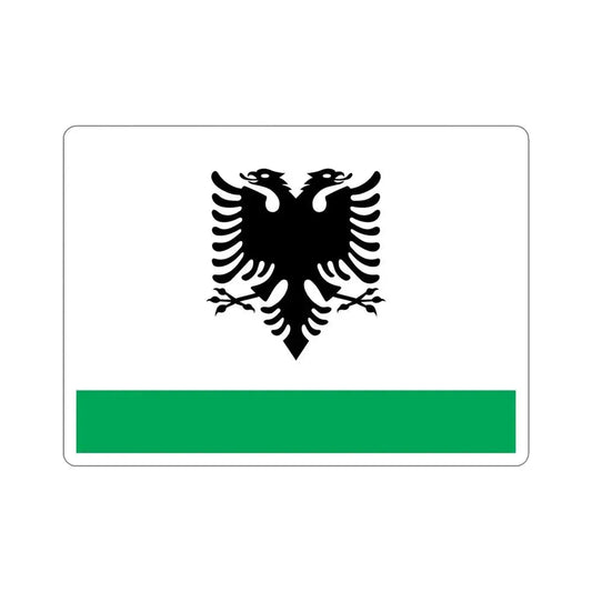 Albanian Coast Guard Ensign STICKER Vinyl Die-Cut Decal 6 Inch - The Sticker Space