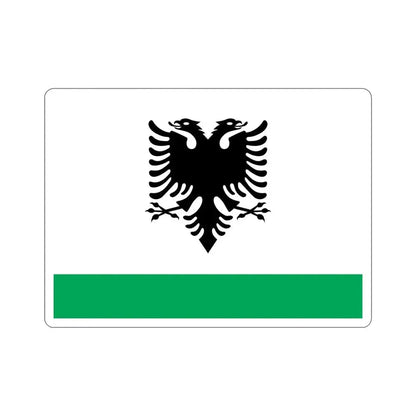 Albanian Coast Guard Ensign STICKER Vinyl Die-Cut Decal - The Sticker Space
