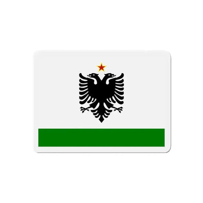 Albanian Coast Guard Ensign to 1958 to 1992 - Refrigerator Magnet 4 Inch - The Sticker Space