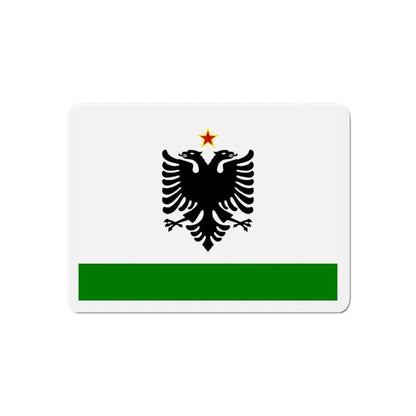 Albanian Coast Guard Ensign to 1958 to 1992 - Refrigerator Magnet - The Sticker Space