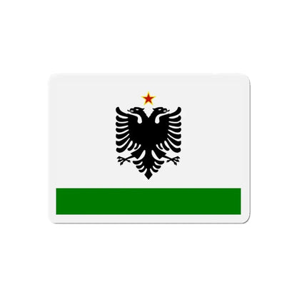 Albanian Coast Guard Ensign to 1958 to 1992 - Refrigerator Magnet - The Sticker Space