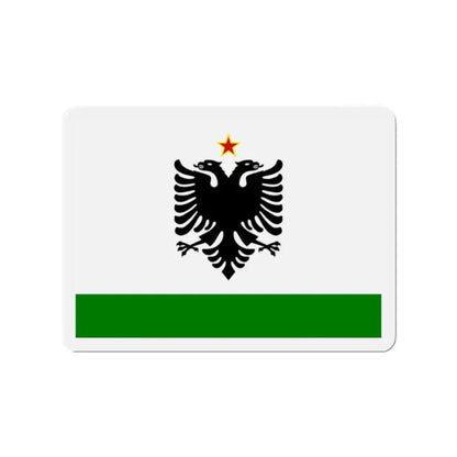 Albanian Coast Guard Ensign to 1958 to 1992 - Refrigerator Magnet - The Sticker Space
