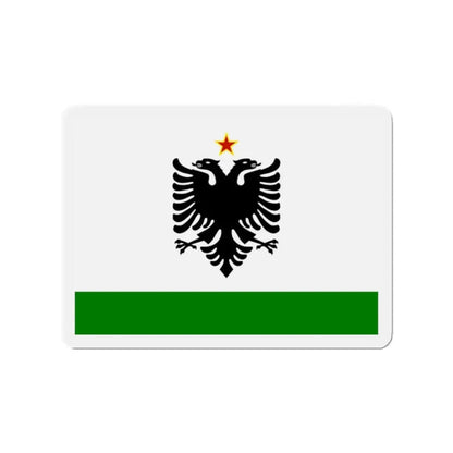 Albanian Coast Guard Ensign to 1958 to 1992 - Refrigerator Magnet - The Sticker Space