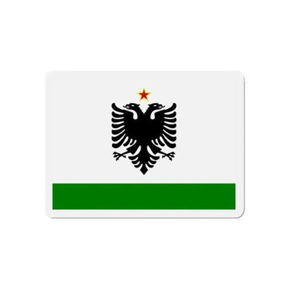Albanian Coast Guard Ensign to 1958 to 1992 - Refrigerator Magnet - The Sticker Space