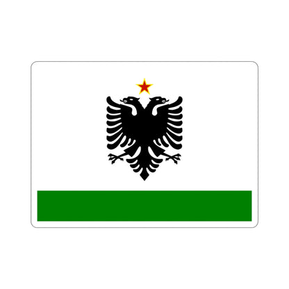 Albanian Coast Guard Ensign to 1958 to 1992 STICKER Vinyl Die-Cut Decal-3 Inch-The Sticker Space