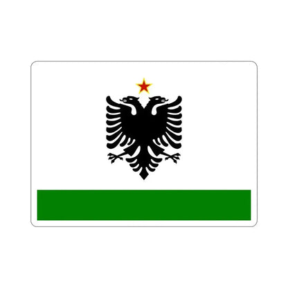 Albanian Coast Guard Ensign to 1958 to 1992 STICKER Vinyl Die-Cut Decal - The Sticker Space