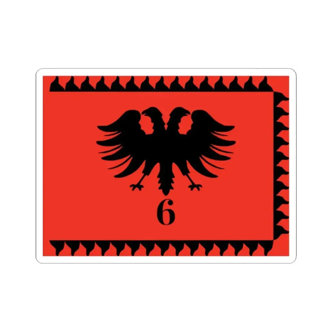 Albanian Legion (Albania) STICKER Vinyl Kiss-Cut Decal 2 Inch White - The Sticker Space