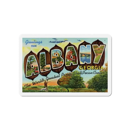 Albany Georgia (Greeting Postcards) Refrigerator Magnet - The Sticker Space