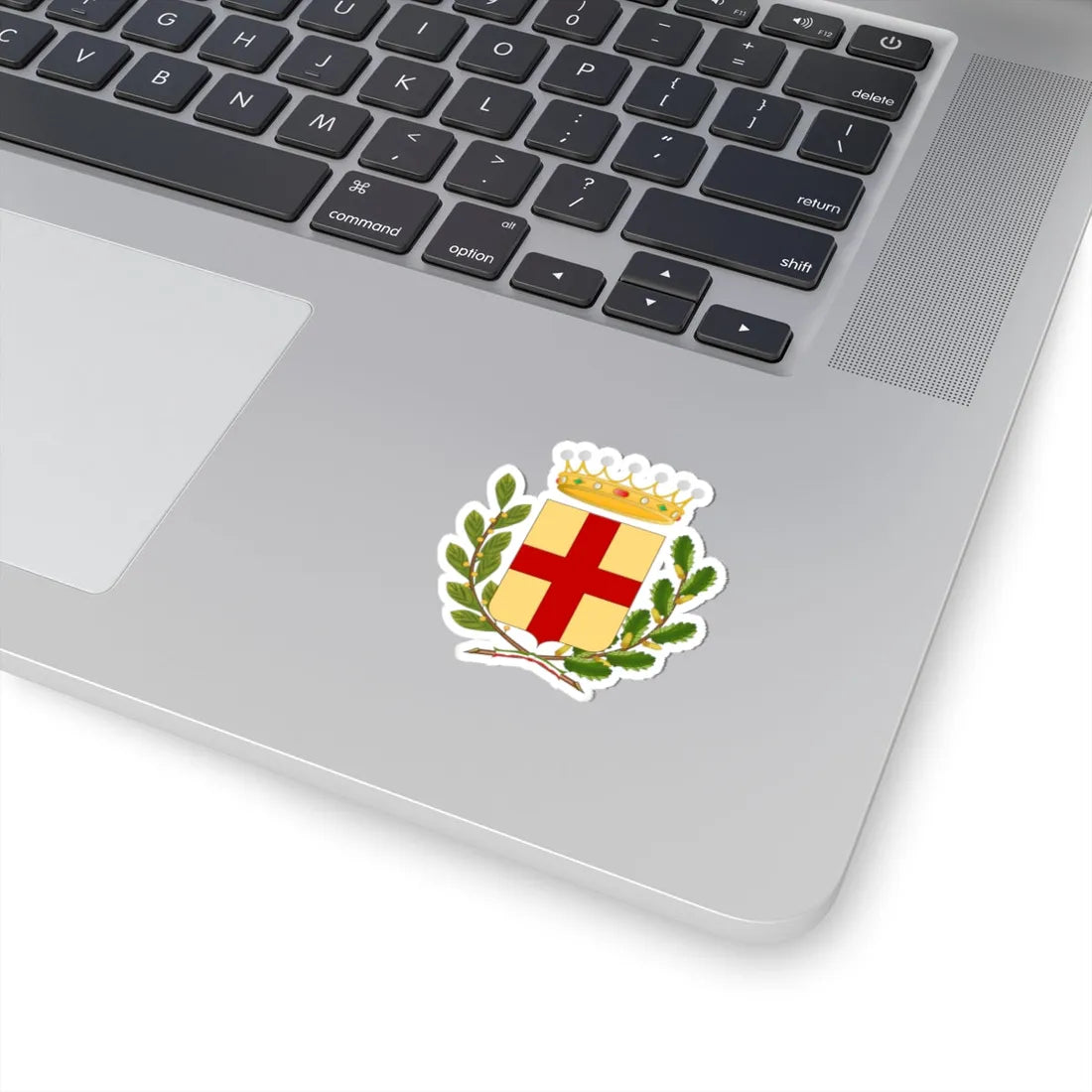 Albenga-Stemma Stile Waterbottle (Italy) (Coat of Arms) STICKER Vinyl Kiss-Cut Decal - The Sticker Space