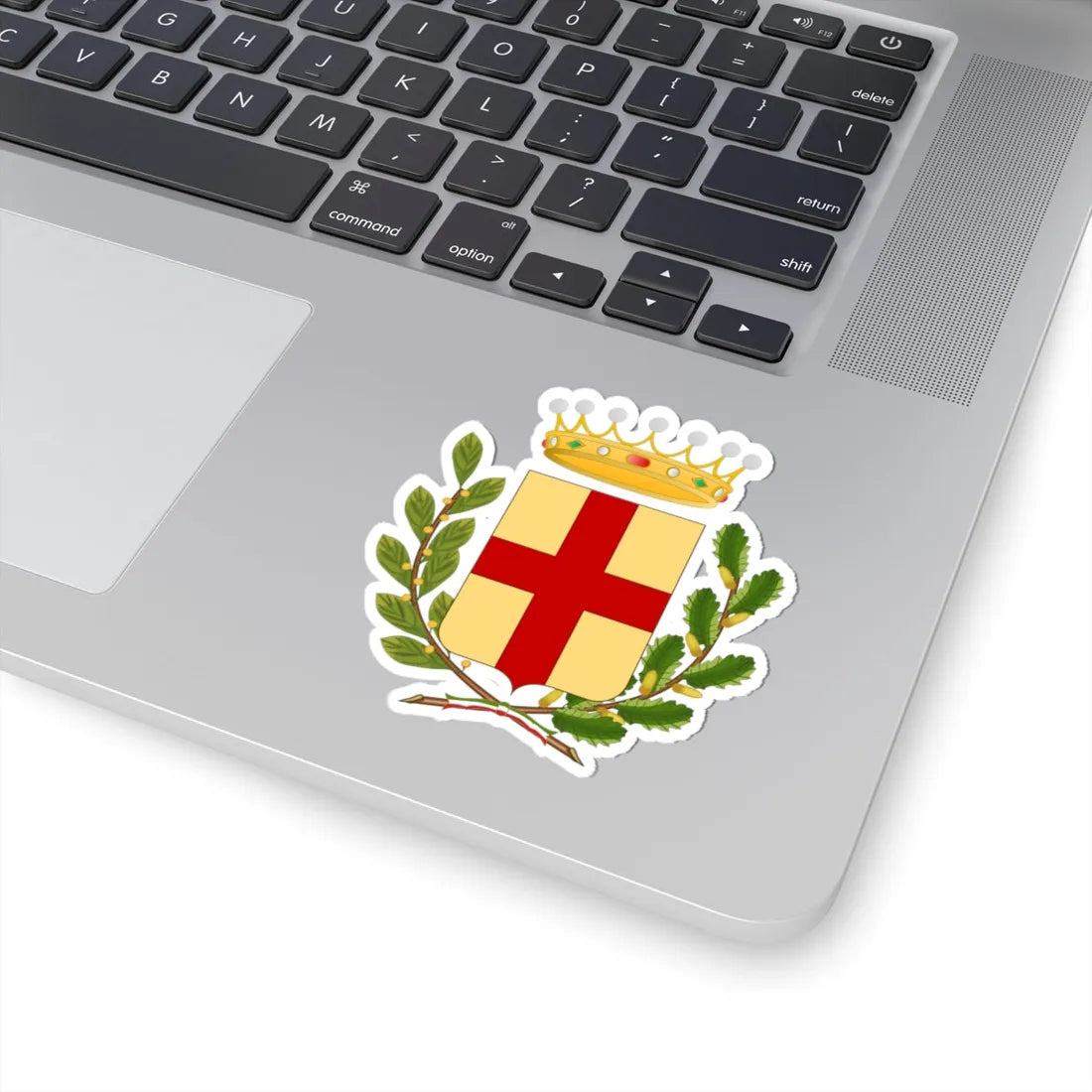 Albenga-Stemma Stile Waterbottle (Italy) (Coat of Arms) STICKER Vinyl Kiss-Cut Decal - The Sticker Space