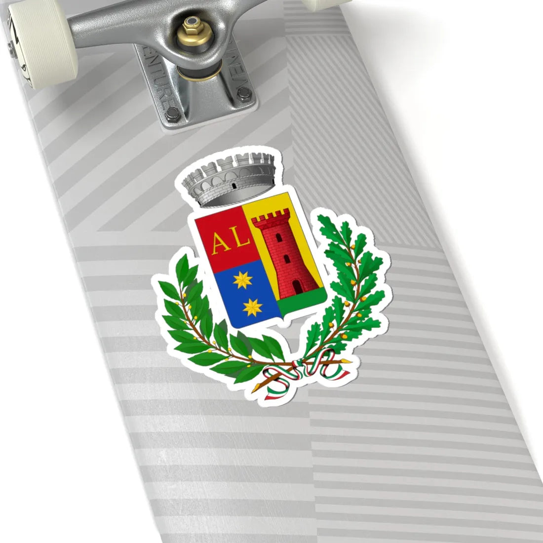 Albera Ligure-Stemma (Italy) (Coat of Arms) STICKER Vinyl Kiss-Cut Decal - The Sticker Space