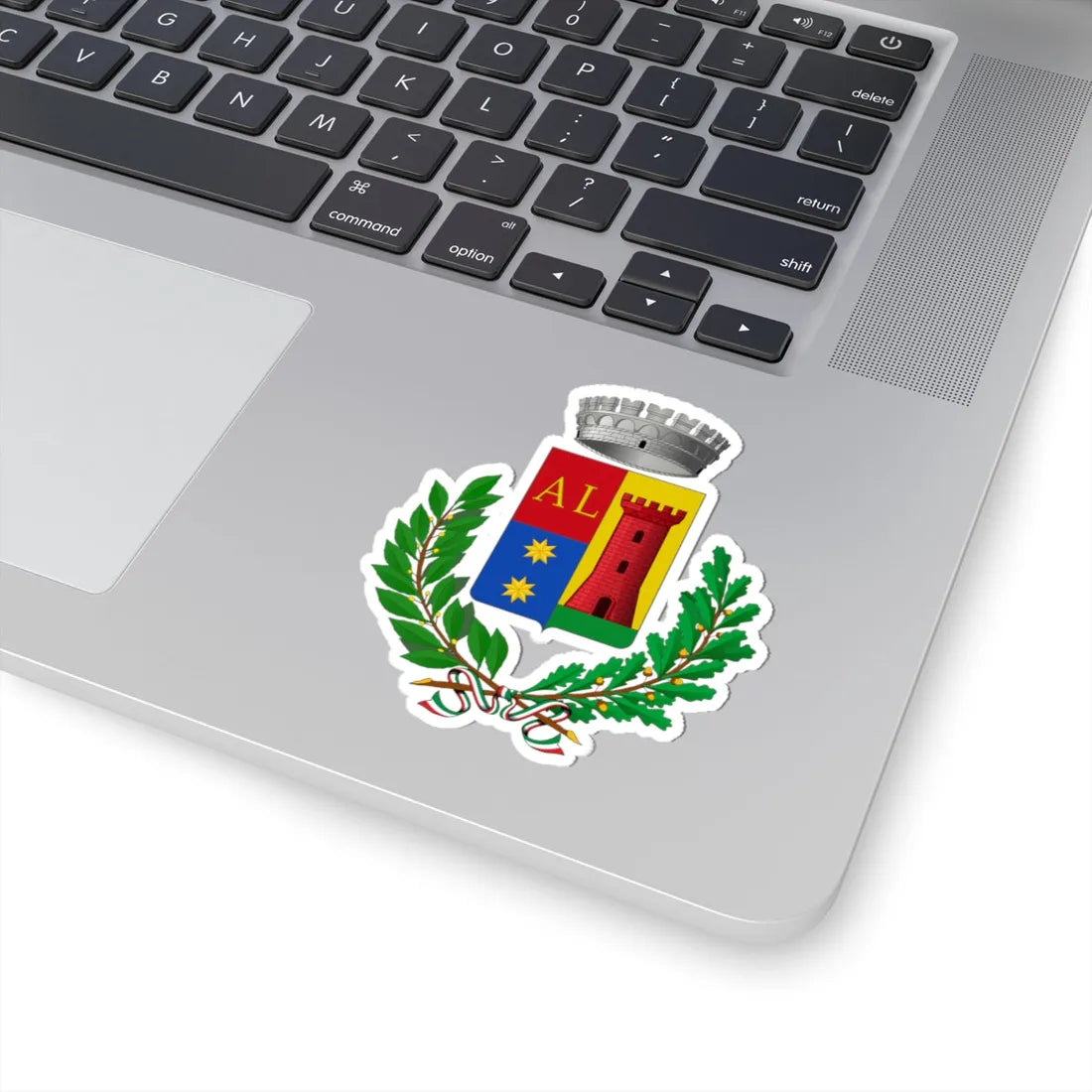 Albera Ligure-Stemma (Italy) (Coat of Arms) STICKER Vinyl Kiss-Cut Decal - The Sticker Space