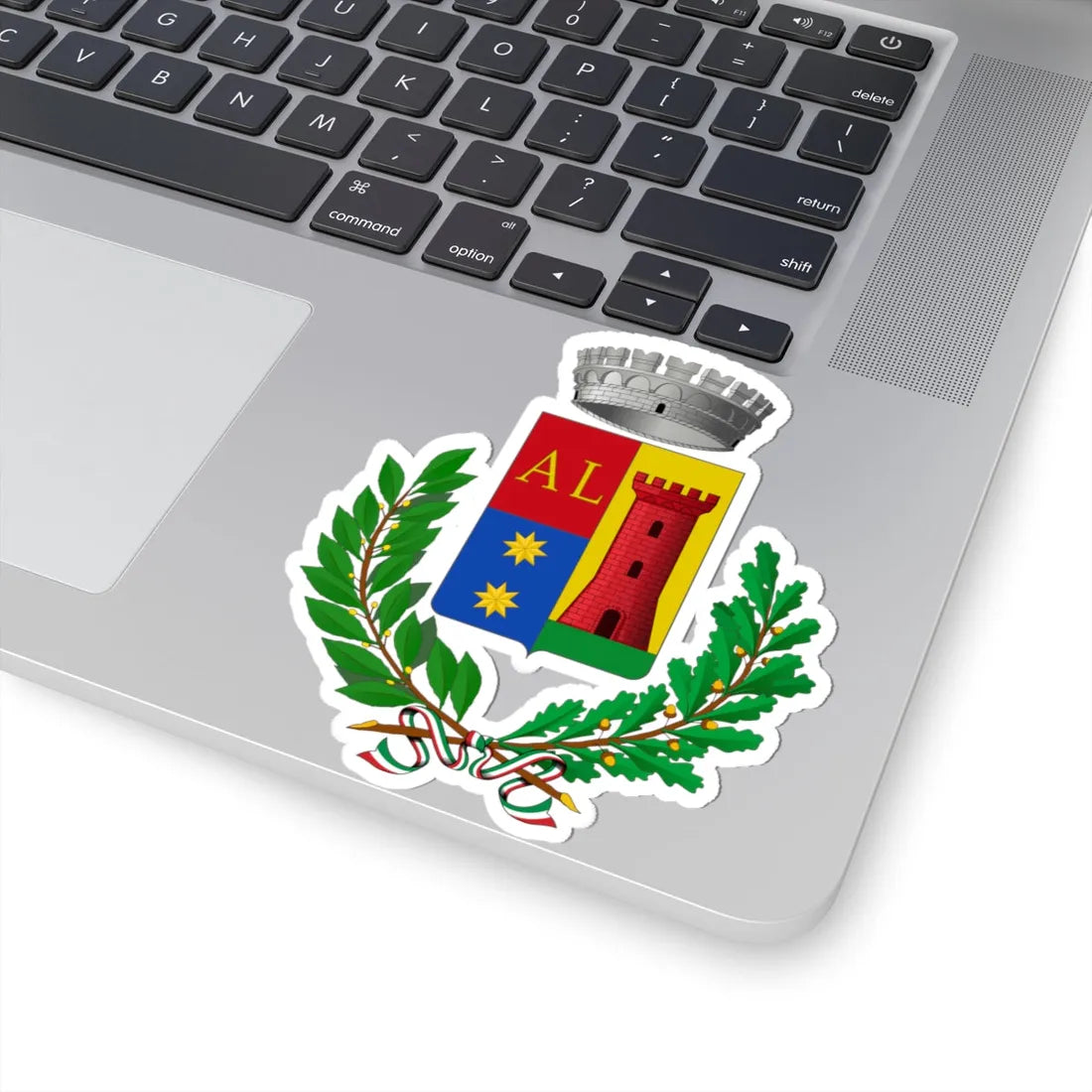 Albera Ligure-Stemma (Italy) (Coat of Arms) STICKER Vinyl Kiss-Cut Decal - The Sticker Space