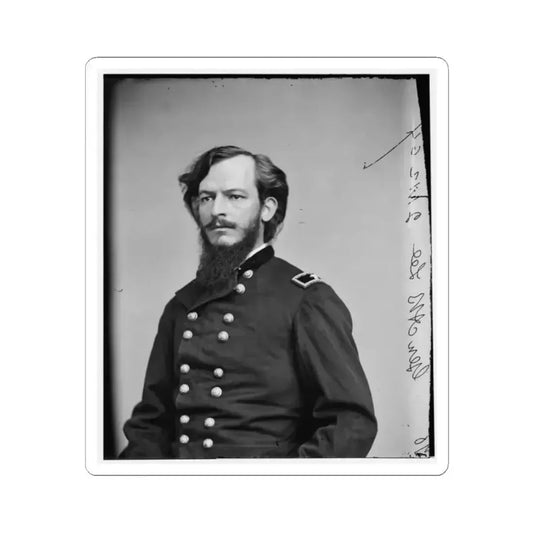 Albert C. Lee, Col 7Th Kansas Cav 001 (U.S. Civil War) STICKER Vinyl Kiss-Cut Decal 2 Inch White - The Sticker Space