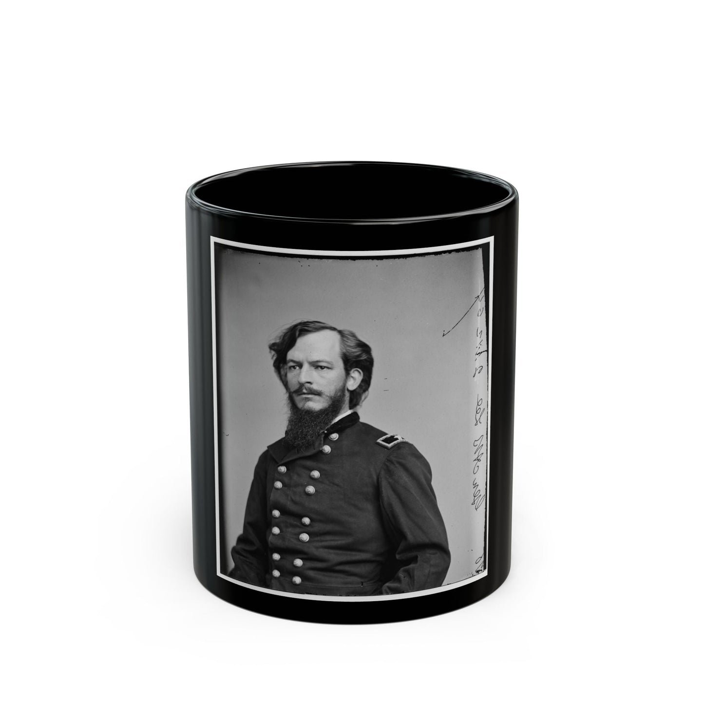 Albert C. Lee, Col 7th Kansas Cav 001 (U.S. Civil War) Black Coffee Mug