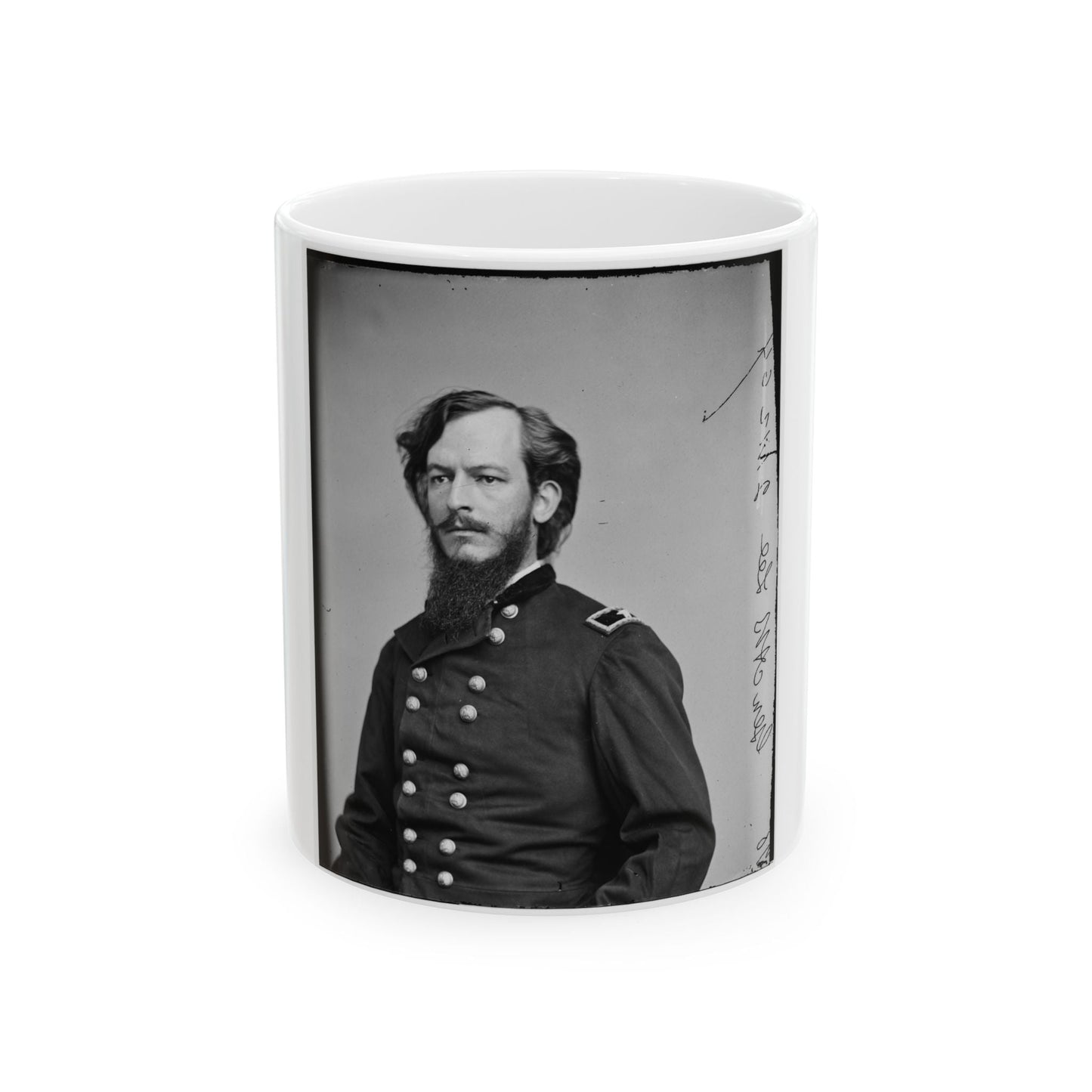 Albert C. Lee, Col 7th Kansas Cav 001 (U.S. Civil War) White Coffee Mug