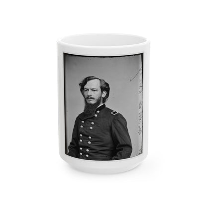 Albert C. Lee, Col 7th Kansas Cav 001 (U.S. Civil War) White Coffee Mug