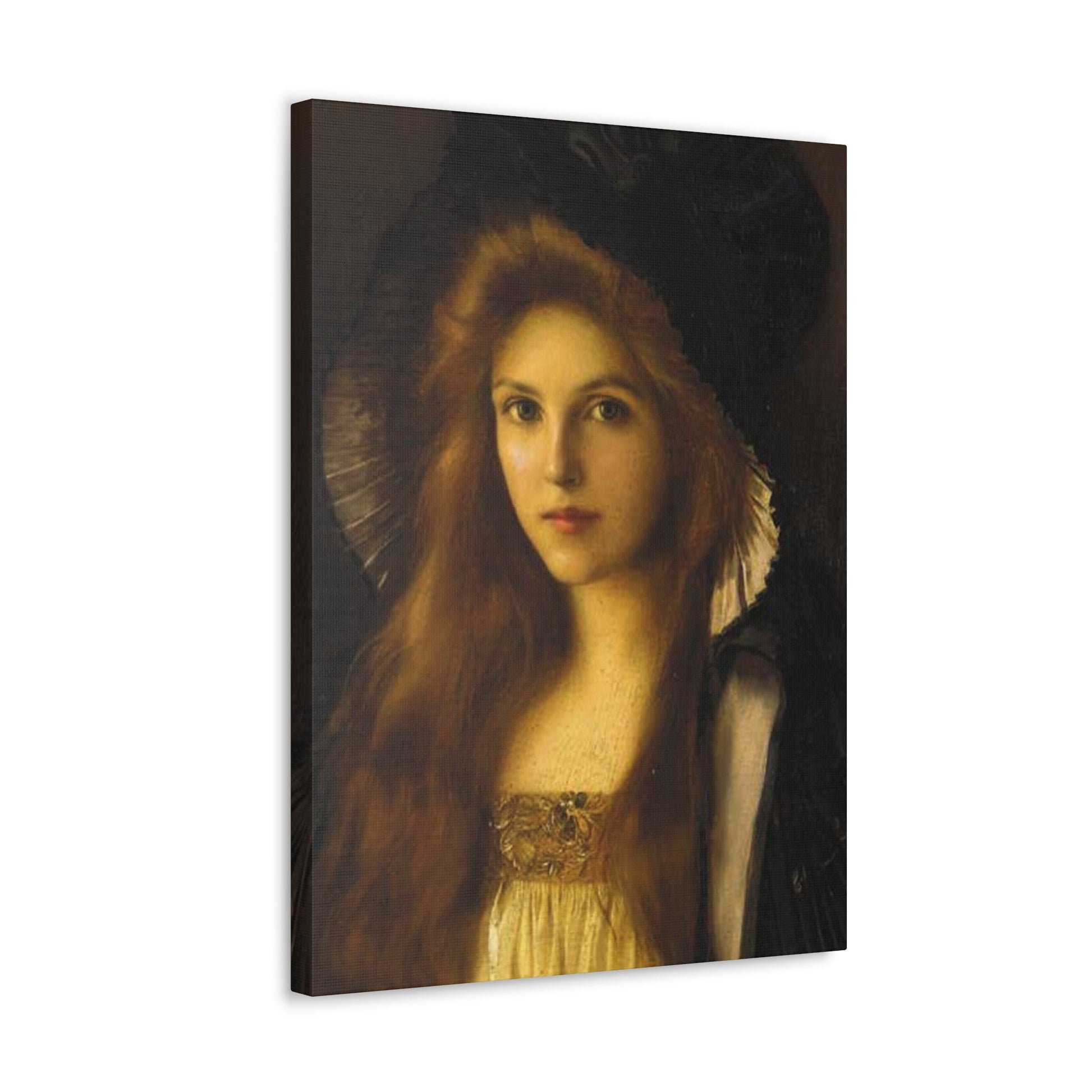 Albert Lynch (1851-1912) Beautiful Betty c1890 - Canvas Wall Art-The Sticker Space