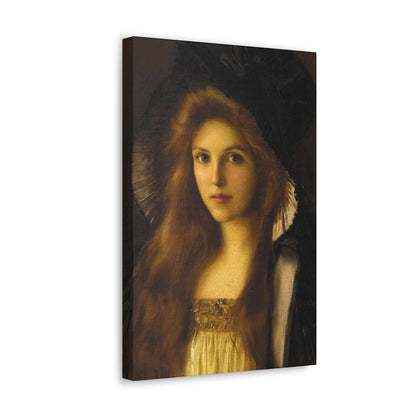 Albert Lynch (1851-1912) Beautiful Betty c1890 - Canvas Wall Art-The Sticker Space