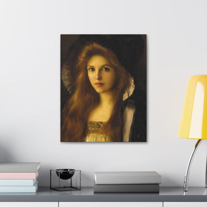 Albert Lynch (1851-1912) Beautiful Betty c1890 - Canvas Wall Art-The Sticker Space