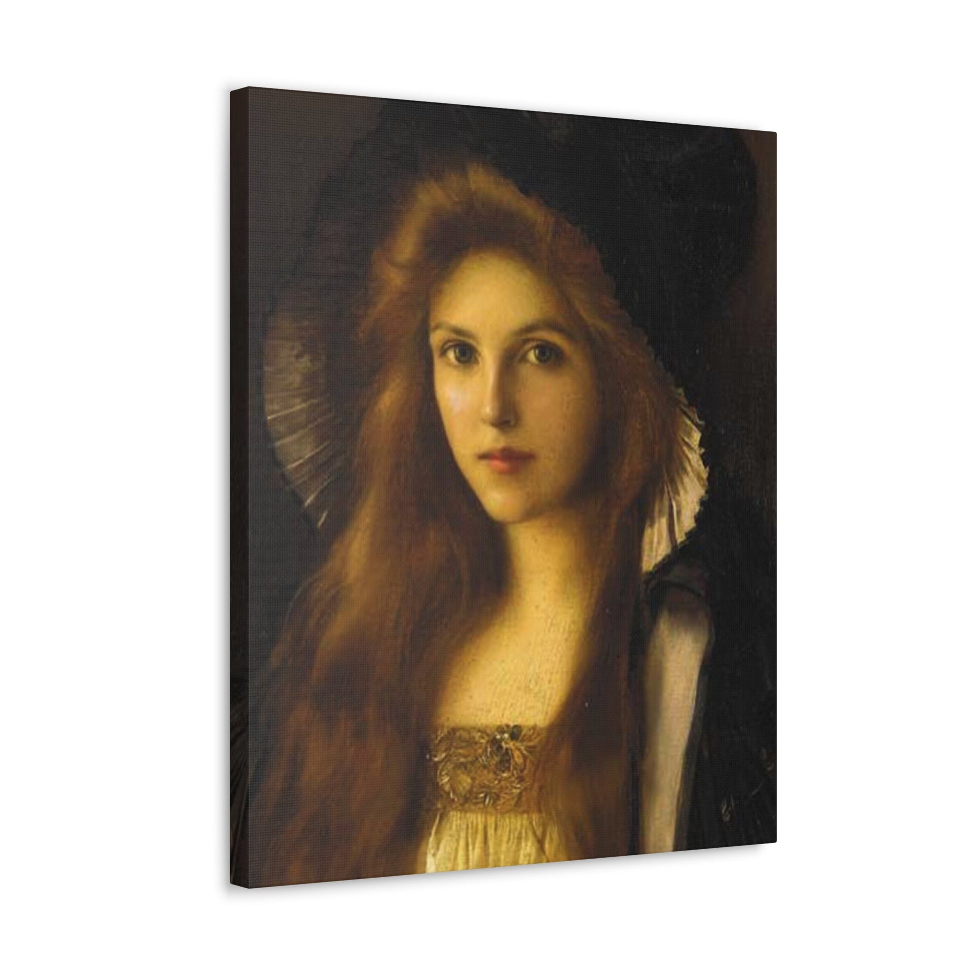 Albert Lynch (1851-1912) Beautiful Betty c1890 - Canvas Wall Art-The Sticker Space