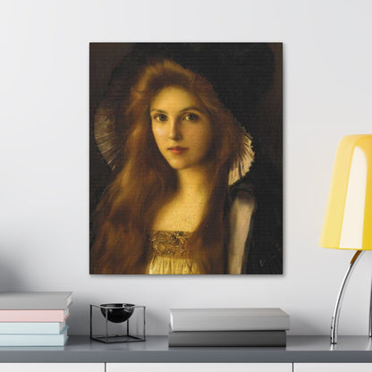 Albert Lynch (1851-1912) Beautiful Betty c1890 - Canvas Wall Art-The Sticker Space