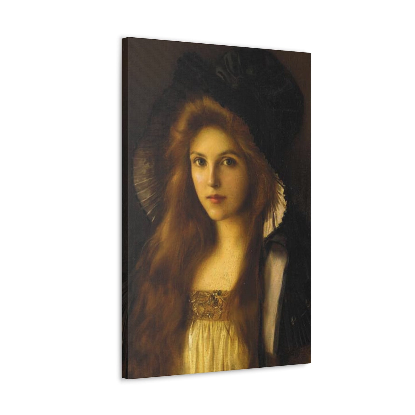 Albert Lynch (1851-1912) Beautiful Betty c1890 - Canvas Wall Art-The Sticker Space