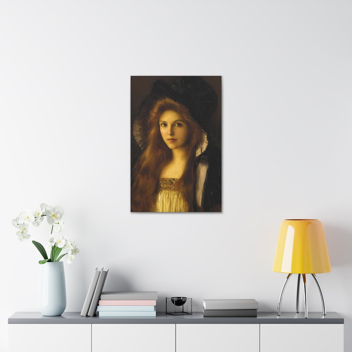 Albert Lynch (1851-1912) Beautiful Betty c1890 - Canvas Wall Art-The Sticker Space