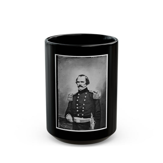 Albert Sidney Johnston (U.S. Civil War) Black Coffee Mug-15oz-The Sticker Space