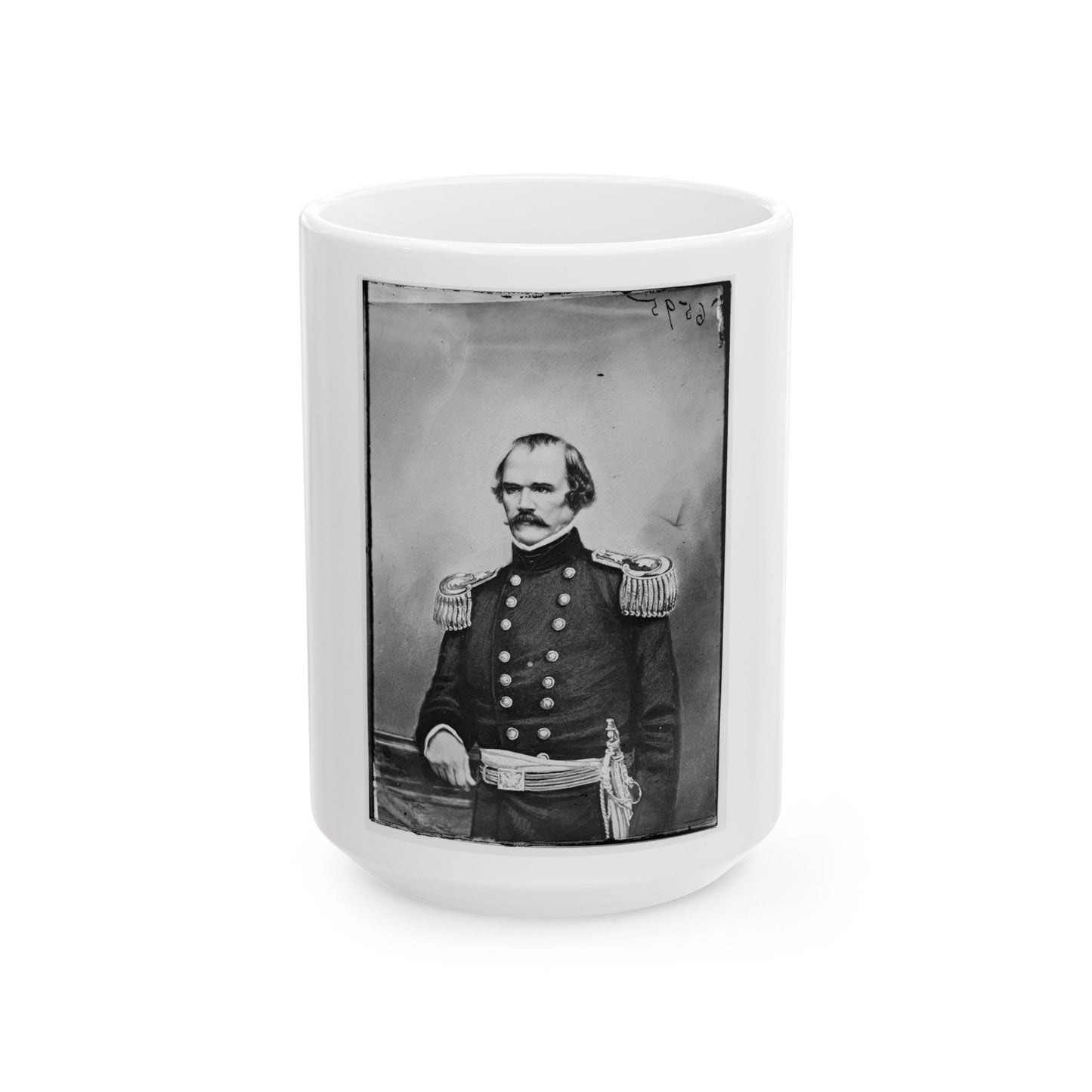 Albert Sidney Johnston(2) (U.S. Civil War) White Coffee Mug-15oz-The Sticker Space