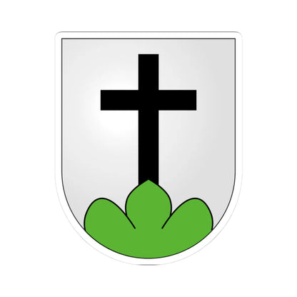 Albinen-coat of arms (Switzerland) (Coat of Arms) STICKER Vinyl Kiss-Cut Decal 3 Inch White - The Sticker Space