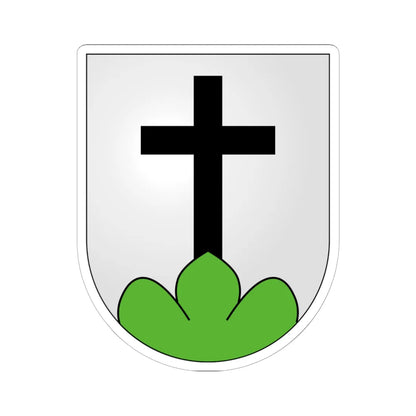 Albinen-coat of arms (Switzerland) (Coat of Arms) STICKER Vinyl Kiss-Cut Decal 6 Inch White - The Sticker Space