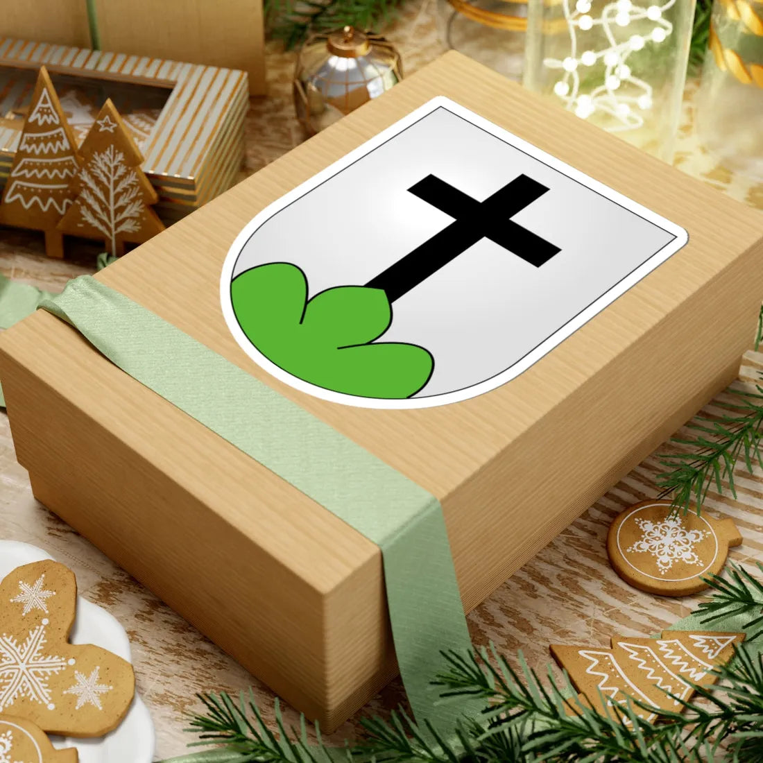 Albinen-coat of arms (Switzerland) (Coat of Arms) STICKER Vinyl Kiss-Cut Decal - The Sticker Space