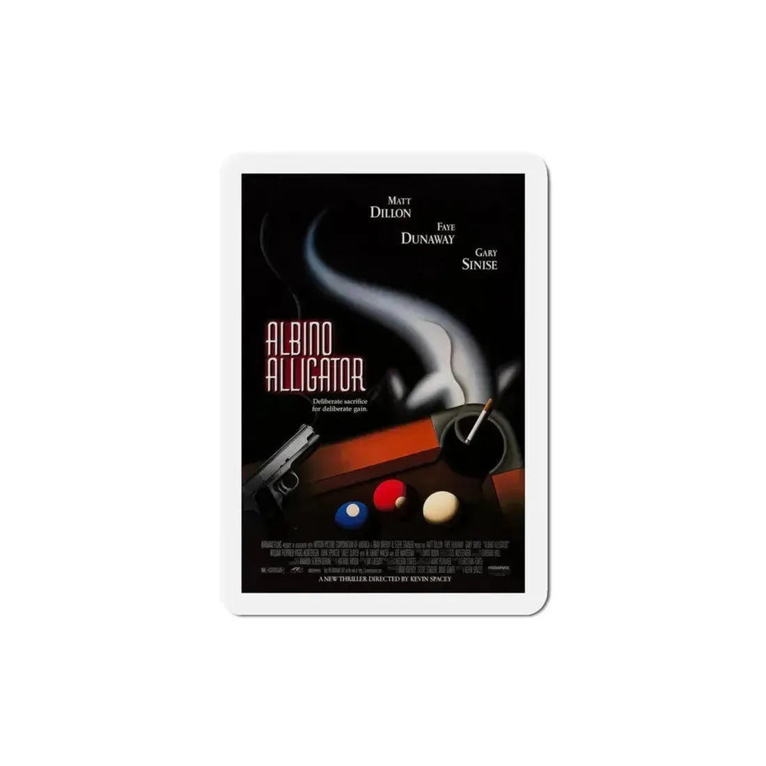 Albino Alligator 1997 Movie Poster Refrigerator Magnet - The Sticker Space