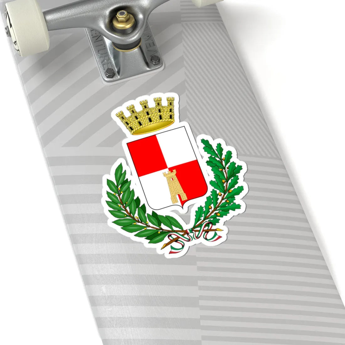 Albino Italia-Stemma (Italy) (Coat of Arms) STICKER Vinyl Kiss-Cut Decal - The Sticker Space