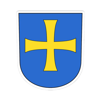 Albisrieden (Switzerland) (Coat of Arms) STICKER Vinyl Kiss-Cut Decal 4 Inch White - The Sticker Space