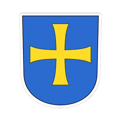 Albisrieden (Switzerland) (Coat of Arms) STICKER Vinyl Kiss-Cut Decal 6 Inch White - The Sticker Space