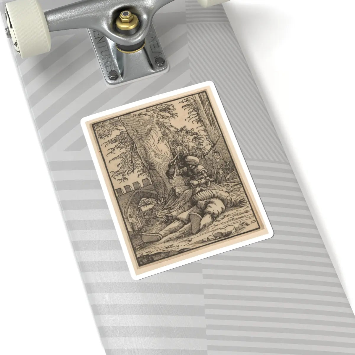 SKU:TSS-STICK-LBRLTD-6X6-45 Sizes:6" × 6" Types:White