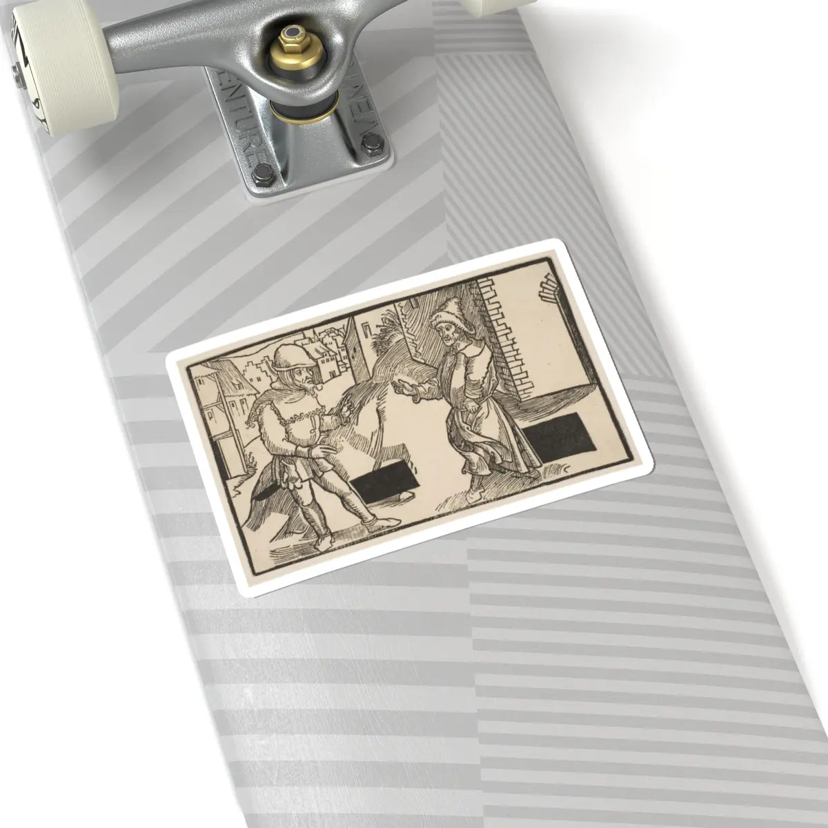 SKU:TSS-STICK-LBRDRR-6X6-12 Sizes:6" × 6" Types:White