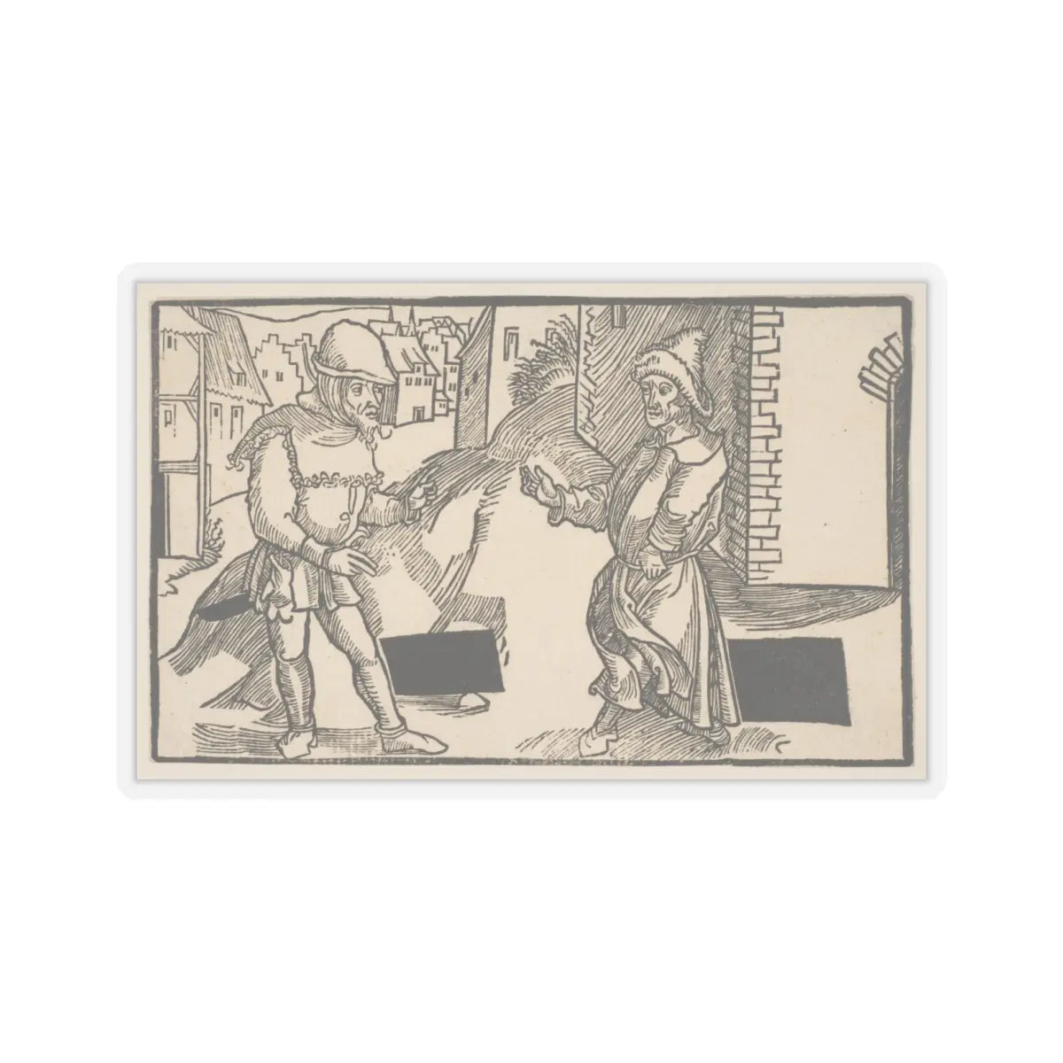 SKU:TSS-STICK-LBRDRR-6X6-13SCN Sizes:6" × 6" Types:Transparent