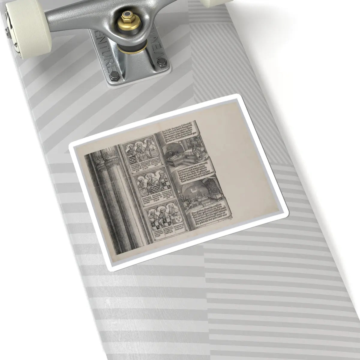 SKU:TSS-STICK-LBRDRR-6X6-32 Sizes:6" × 6" Types:White