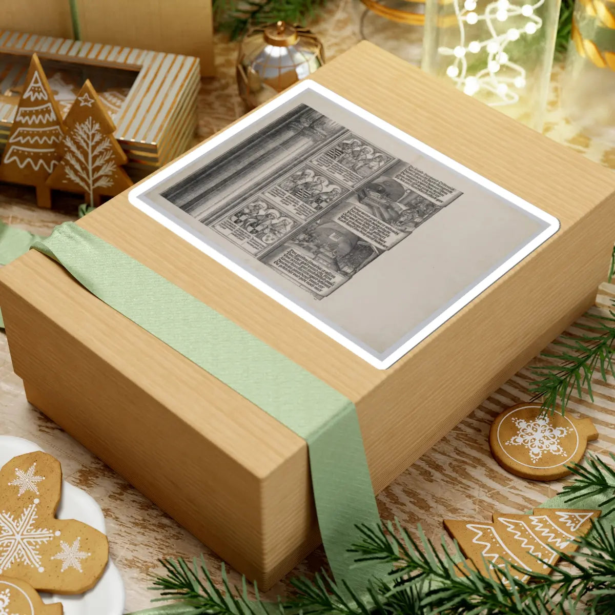 SKU:TSS-STICK-LBRDRR-6X6-32 Sizes:6" × 6" Types:White