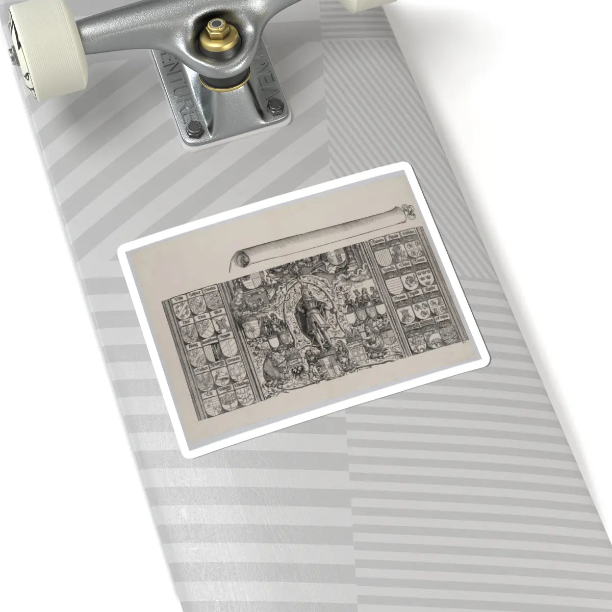 SKU:TSS-STICK-LBRDRR-6X6-45 Sizes:6" × 6" Types:White