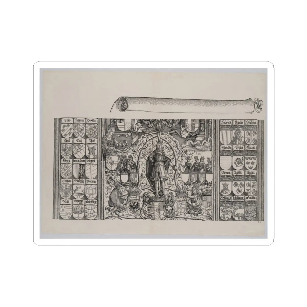 SKU:TSS-STICK-LBRDRR-6X6-45 Sizes:6" × 6" Types:White