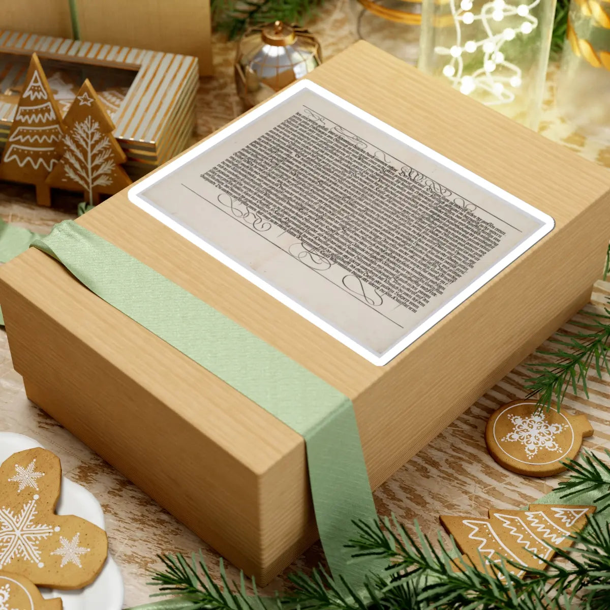 SKU:TSS-STICK-LBRDRR-6X6-51 Sizes:6" × 6" Types:White