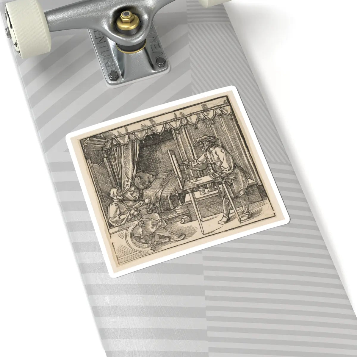 SKU:TSS-STICK-LBRDRR-6X6-57 Sizes:6" × 6" Types:White