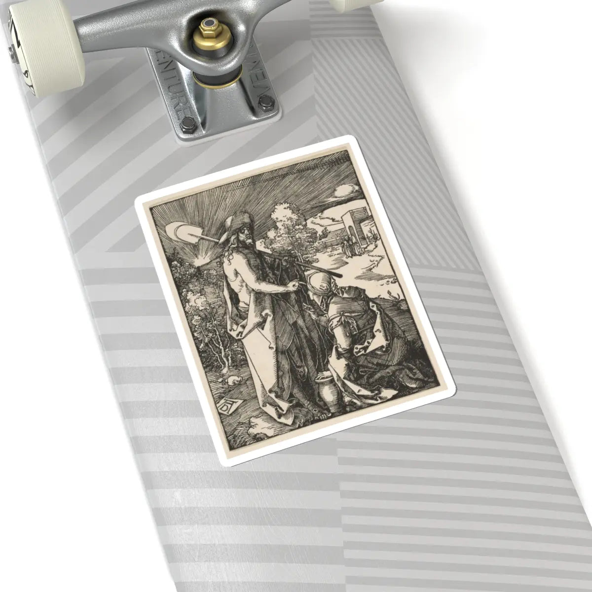 SKU:TSS-STICK-LBRDRR-6X6-67 Sizes:6" × 6" Types:White