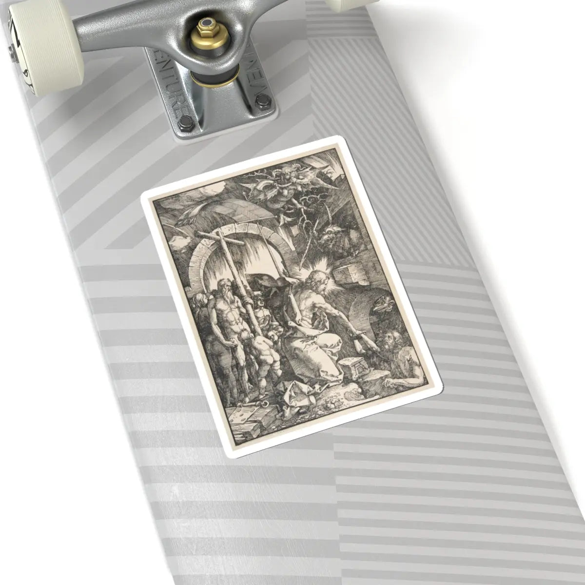 SKU:TSS-STICK-LBRDRR-6X6-90 Sizes:6" × 6" Types:White
