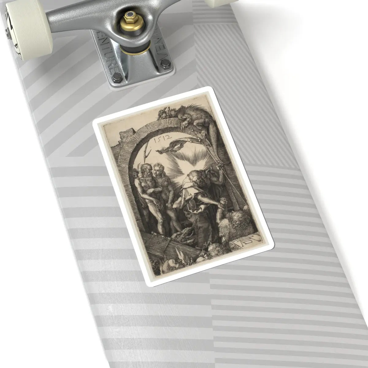 SKU:TSS-STICK-LBRDRR-6X6-93 Sizes:6" × 6" Types:White